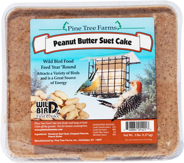 Suet Peanut Butter Cake