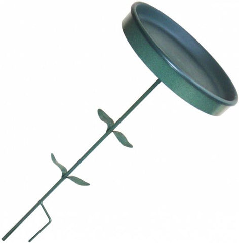 Bird Bath Pole Mounted Green